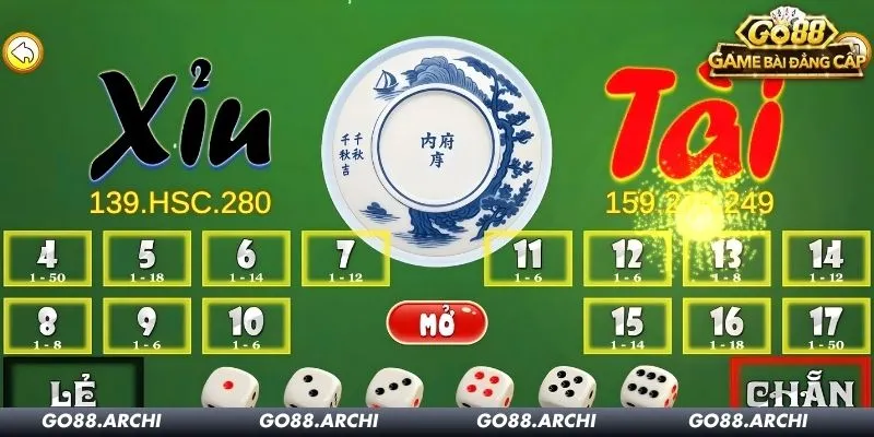 Cửa phụ tổng điểm có tỷ lệ thưởng lớn